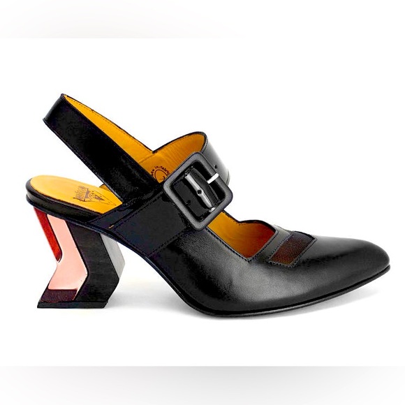 John Fluevog bolt black 6.5 - Picture 1 of 8